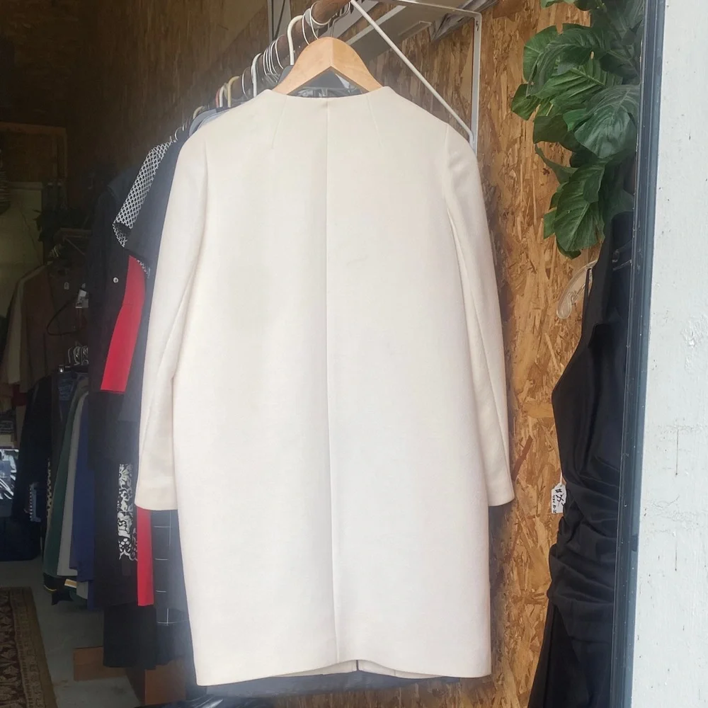 J. Crew Cream Zip-Up Jacket - Picture 5 of 6